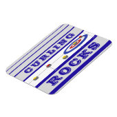 カーリングのストーン マグネット (左側)