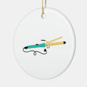 カーリングアイロン セラミックオーナメント (左)