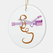 カーリングアイロン セラミックオーナメント (左)