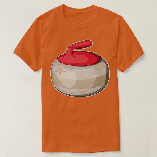 カーリングウィンタースポーツカーラーゲームアイススポーツギフト Tシャツ (デザイン正面)
