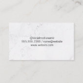 カーリングウェイトロゴ | フィットネスセンターロゴ 名刺 (裏面)