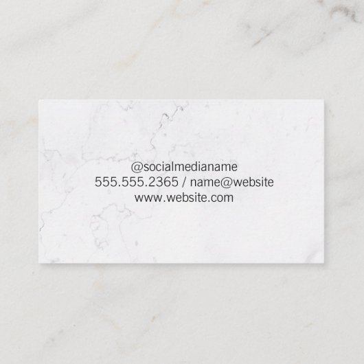 カーリングウェイトロゴ | フィットネスセンターロゴ 名刺 (裏面)