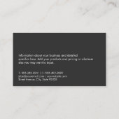 カーリングウェイト |フィットネスロゴ | QRコード 名刺 (裏面)