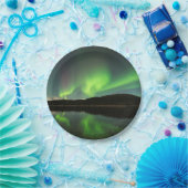 カーリングオーロラ ペーパープレート (パーティー)