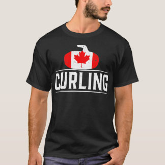 カーリングカナダファンコーチチームプレーヤー Tシャツ