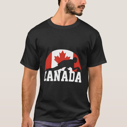 カーリングカナダ Tシャツ (正面)