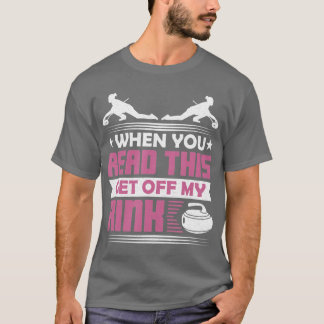 カーリングカーラーブルーム精密スポーツリンクリンク Tシャツ