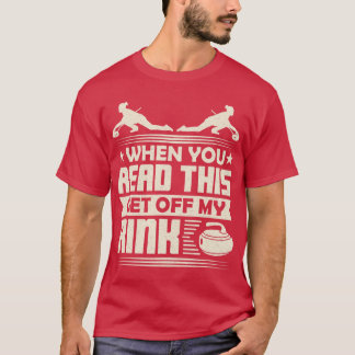 カーリングカーラーブルーム精密スポーツリンクリンク Tシャツ