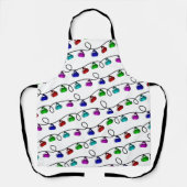 カーリングクリスマスライトエプロン エプロン (正面)