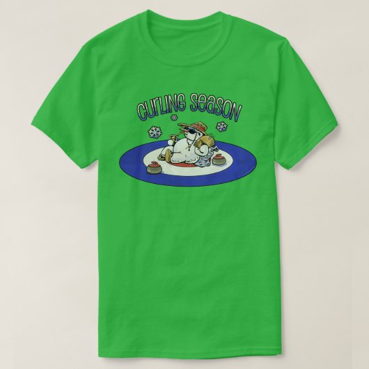 カーリングシーズン Tシャツ (デザイン正面)