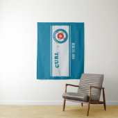 カーリングシートカーリングストーン タペストリー (インサイチュ)