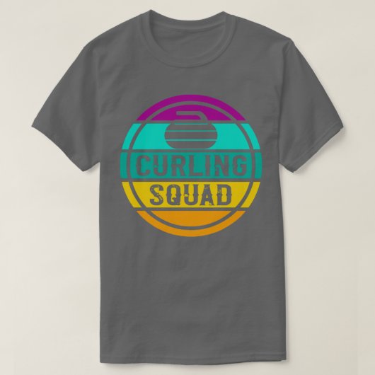 カーリングスクワッドヴィンテージ1 Tシャツ (デザイン正面)