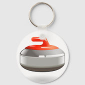 カーリングストーンキーチェーン キーホルダー (正面)