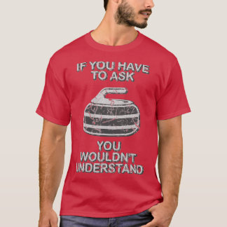 カーリングストーンTクラシックシャツTシャツ Tシャツ