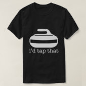 カーリングスポおもしろいートプレミアムIDタップ Tシャツ (デザイン正面)