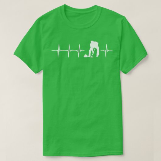 カーリングスポーツギフトアイディア Tシャツ (デザイン正面)