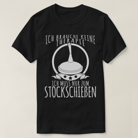 カーリングスポーツストックポートスポーツ Tシャツ (デザイン正面)