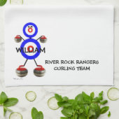 カーリングチーム キッチンタオル (折り畳み)