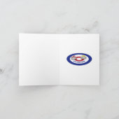 カーリングハウスとカーリングストーンズの上面 カード (内部)