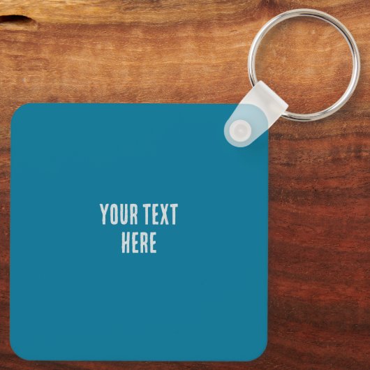 カーリングハウスとカーリングストーンズの上面 キーホルダー (裏面)