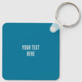 カーリングハウスとカーリングストーンズの上面 キーホルダー (裏面)