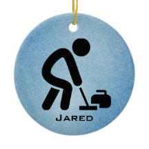 カーリングパーソナライズされたオーナメント