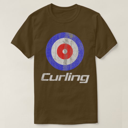カーリングホビースポーツゲームギフト7 Tシャツ (デザイン正面)