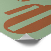 カーリングポップ・アートのアート ポスター (角)