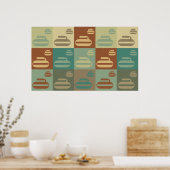 カーリングポップ・アートのアート ポスター (キッチン)