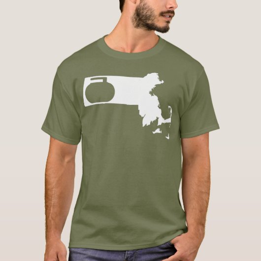 カーリングマサチューセッツ Tシャツ (正面)