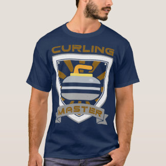 カーリングマスターカーリングゲーム Tシャツ