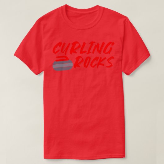 カーリングロック12 Tシャツ (デザイン正面)