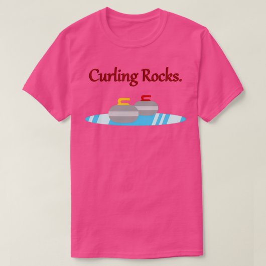 カーリングロック3 Tシャツ (デザイン正面)