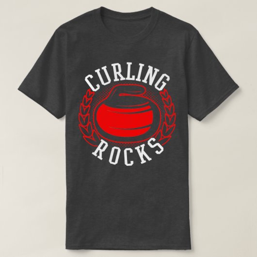 カーリングロック8 Tシャツ (デザイン正面)