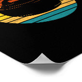 カーリングヴィンテージレトロカーリングストーン ポスター (角)