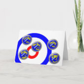 カーリング岩 カード (正面)