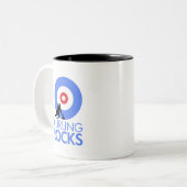 カーリング岩 ツートーンマグカップ (正面左)