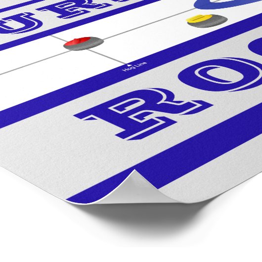 カーリング岩 ポスター (角)