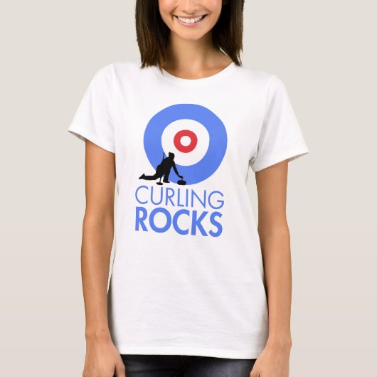 カーリング岩 Tシャツ (正面)