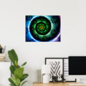 カーリング着色コイル ポスター (ホームオフィス)