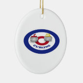 カーリング石 セラミックオーナメント (右)