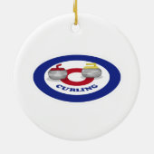 カーリング石 セラミックオーナメント (裏面)