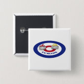 カーリング石 缶バッジ (正面&裏面)