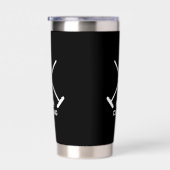 カーリング絶縁タンブラー 保温保冷タンブラー (右面)