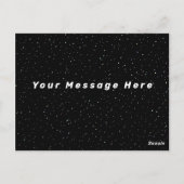 カーリング転がストーンは地球の軌道のような ポストカード (裏面)