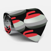 カーリング·ウィンター·スポーツ·タイ ネクタイ (ロール)