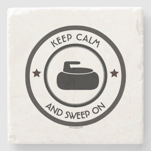 カーリング ストーンコースター (正面)