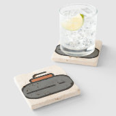 カーリング ストーンコースター (横)