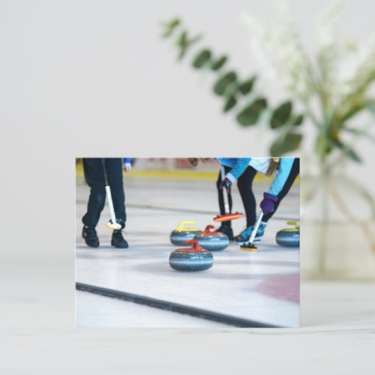 カーリング ポストカード (スタンド正面)