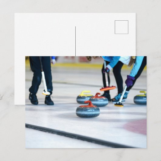 カーリング ポストカード (正面/裏面)